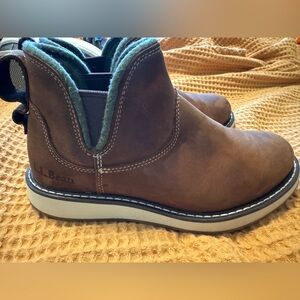 L.L. BEAN leather ankle boots- Size 7- never worn! Size 6.5 wide